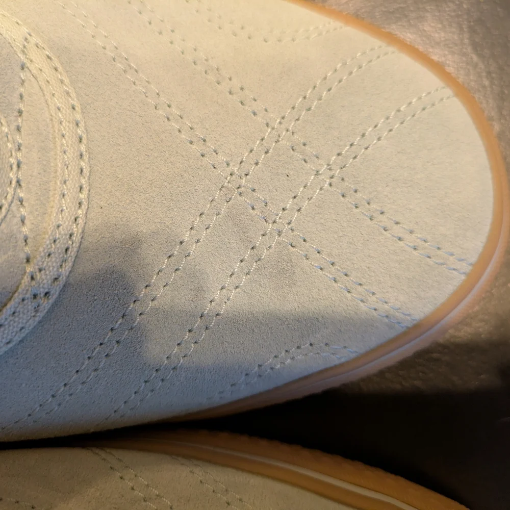 Adidas Men's Mint Green Sneakers with White Stripes - Picture 3 of 9